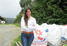 Elisa García, asesora de fertilizantes del Grupo Ladislao: “El encalado en Asturias es muy necesario”