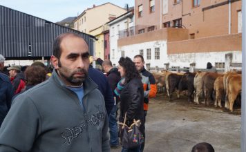 David de Miguel, ganadero: “El ganado siempre se vende mejor en la feria que en casa”