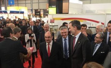 Felipe VI inaugura la Feria Internacional de Maquinaria Agrícola de Zaragoza