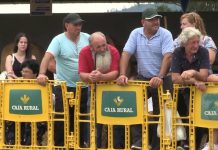 El arrastre de bueyes, broche final en el concurso de Llanera