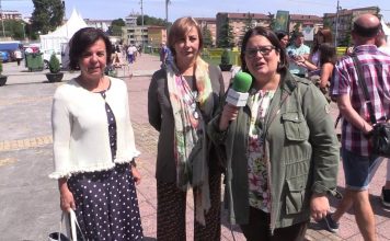 María Jesús Álvarez y Mariví Monteserín inauguraban el Certamen de Ganado de San Agustín en Avilés