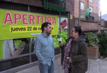 Inauguración del minymas de la calle Guillermo Estrada en Oviedo