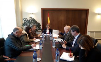 La Delegada del Gobierno se reúne con la Federación Asturiana de Concejos, para tramitar las ayudas por el temporal