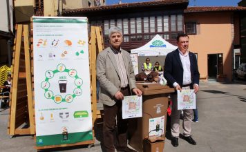 Los vecinos de Grado ya reciclan 16.000 kilos de residuos orgánicos al mes