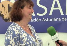 ‘Gabi’, una mastina checa, campeona en Llanera