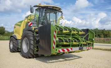 Una primicia de Krone: Protecciones frontales integrales para cabezales de maíz