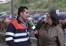 Entrevista a Kevin Malnero, en el certamen local de Riosa