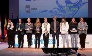 La secretaria general de Pesca analiza con el consejero Alejandro Calvo, la situación del sector pesquero asturiano