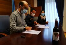 El Ayuntamiento y DOP Vino de Cangas firmaron un acuerdo de colaboración de 18.000 euros