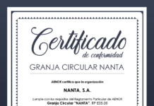 Aenor respalda el sello Granja Circular de Nanta