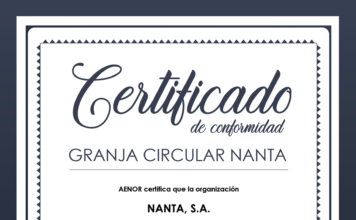 Aenor respalda el sello Granja Circular de Nanta