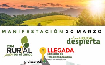 Cooperativas Agro-alimentarias se suma a la manifestación del 20 de marzo
