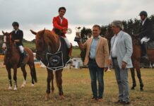 Leo Medal Rionda con Eyre de Saro triunfantes en La Mofosa