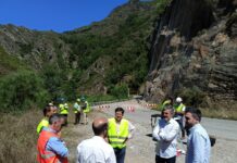 Los trabajos para estabilizar el talud en la carretera AS-29 obligarán a mantener el corte de la vía un mínimo de diez días