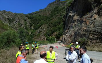 Los trabajos para estabilizar el talud en la carretera AS-29 obligarán a mantener el corte de la vía un mínimo de diez días