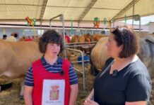 Entrevista a Raúl García de Casa Lao de Llanera en el concurso ganadero de Piedeloro