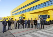 Alimerka presenta su flota de camiones eléctricos, la más importante de España y en el top 5 de Europa