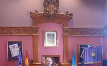 Todo preparado en Villaviciosa para su concurso ganadero