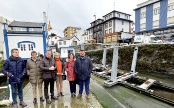 Medio Rural pone en servicio el nuevo carro de varada de Puerto de Vega