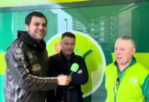 Francisco Vela y Armando Álvarez, en la inauguración del séptimo minymas de Gijón