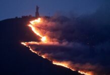 Ingreso en prisión provisional para un detenido por el incendio del Monte Naranco el pasado marzo