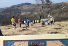 Bosquia y el Trail Valle del Esva plantan 323 árboles en un monte comunal quemado en los incendios del pasado año