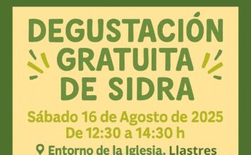Gran degustación de sidra en Llastres