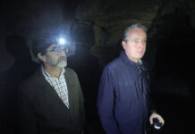 Medio Rural invierte 40.000 euros para acondicionar la cueva del Pinche, donde madura el queso Cabrales