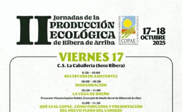 El primer Mercado del Paraíso Natural de producción ecológica protagoniza las II Jornadas de producción ecológica de Ribera de Arriba