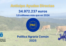 Medio Rural ha anticipado este año 34,9 millones de pagos de la PAC, 3,6 más que en 2024