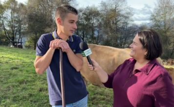 Entrevista a Héctor Fernández, joven ganadero en Rozamayor (Mieres)