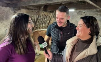 Entrevista a Jorge Fernández y María González, ganaderos de raza Asturiana de la Montaña en El Vidural (Valdés)