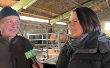 Eulogio López Rubio, titular de Ganadería Queipo de Combarcio (Tineo)