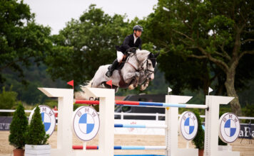 Recital de Jesús Garmendia con “Callias” en el Trofeo BMW Autosa del CSI3* Maeza MQ